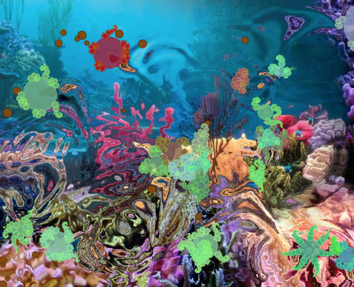 Screenshot of Seascape Ultraparty in action.